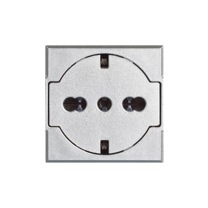Bticino Axolute FLAT Schuko socket with tech10/16A protection HC4140/16F