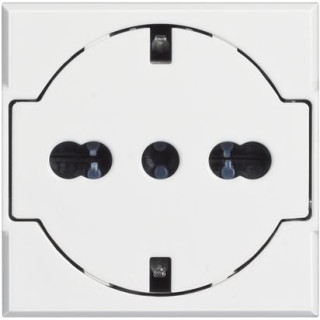 Bticino Axolute FLAT Schuko socket with white protection 10/16A HD4140/16F