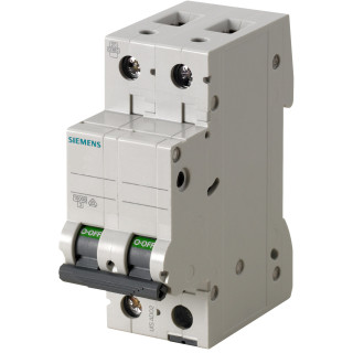 SIEMENS MAGNETOTERMICO 1+N 2 MODULI 6A 4500K 5SL35067