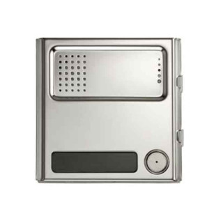 Urmet Sinthesi Steel 1 button module and anodized aluminium door station 1158/21