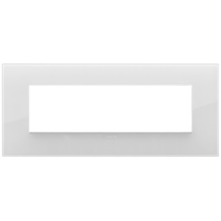 Placa Vimar Arke 7 Módulos Classic Reflex Ice 19657.66