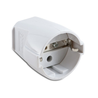 Master Schuko Mobile Plug 2P+E 16A 250V White 05331