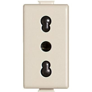 Bticino Matix Electrical outlet Bypass TT Ivory 10/16A A5180