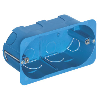 Caja de empotrar Vimar 4 módulos paredes azul claro V71704