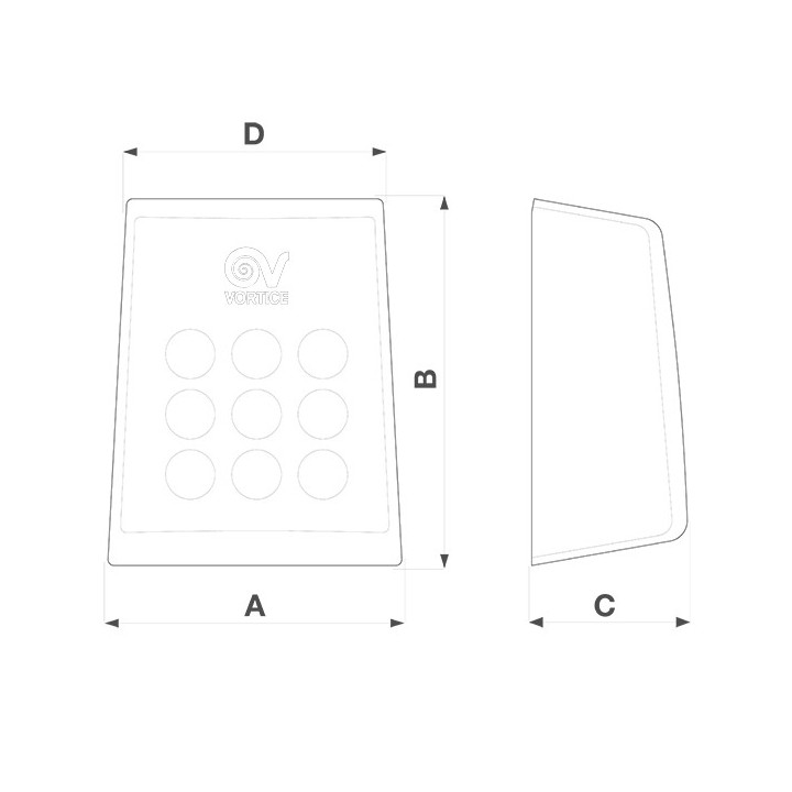 Secador de manos Vortice OPTIMAL DRY AUTOMATIC 19229
