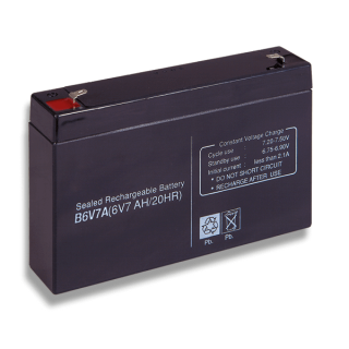 Lead acid battery 6V 7Ah Cobat Included B6V7A