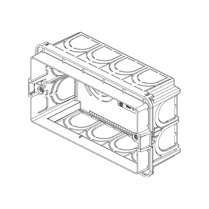 boîte d'encastrement Vimar 4 modules V71304