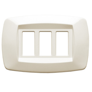 Plaque Master modi 3 places ivoire MD283