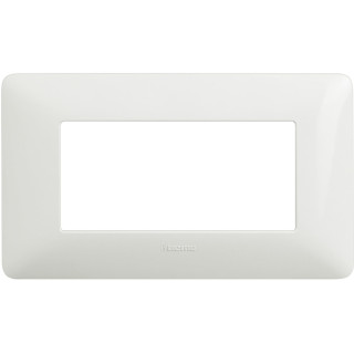 Placa Bticino Matix 4 módulos blanco AM4804BBN