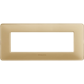 Placa Bticino Matix 6 módulos marfil AM4806CAV