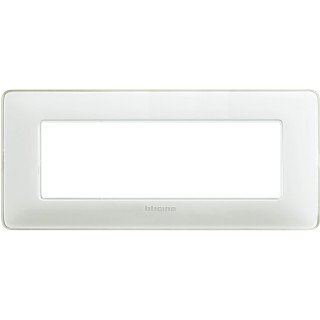Placca Bticino Matix 6 Moduli Ghiaccio AM4806CBN
