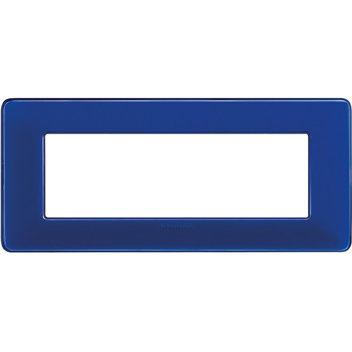 Plaque Bticino Matix 6 modules cobalt AM4806CBU