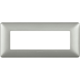 Plaque Bticino Matix 6 modules Silver AM4806MSL