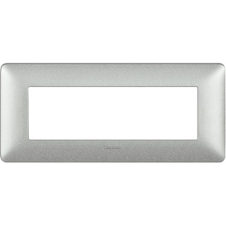 Plaque Bticino Matix 6 modules blanc chaux AM4806TBC