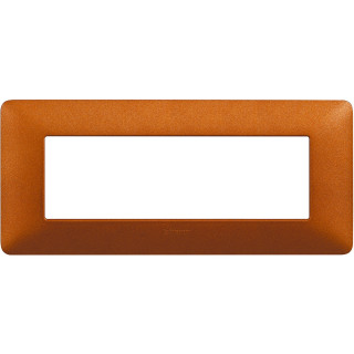Plaque Bticino Matix 6 modules rouge terre AM4806TRT