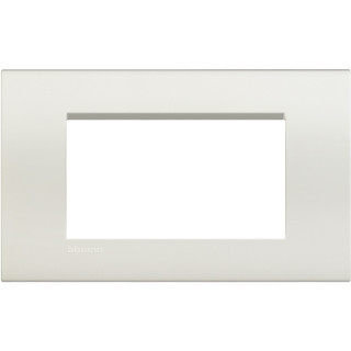Bticino Livinglight Abdeckrahmen 4 Module weiß LNA4804BI