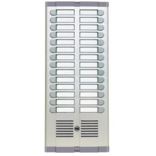 Pushbutton panel Urmet 28 buttons on 2 rows with flush mounting box 925/228