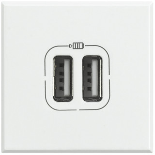 Presa caricatore USB Bticino Axolute 2 moduli HD4285C2