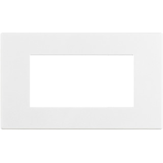 Placa 4 Lugares Bticino Axolute AIR blanco mate Pintable HW4804AW
