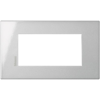 PLACA 4 PUESTOS BTICINO AXOLUTE AIR TECH HW4804HC