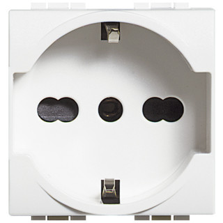 BTICINO LIVINGLIGHT SCHUKO SOCKET N4140/16