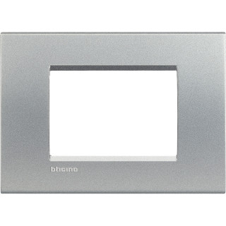 Bticino Livinglight Placca 3 Moduli Quadra LNA4803TE