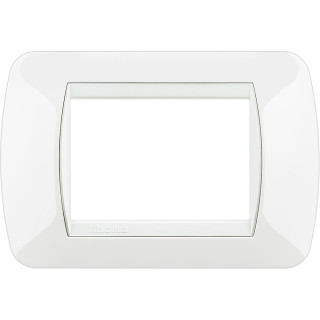 Bticino Living International Abdeckrahmen 3 Module weiß L4803BI