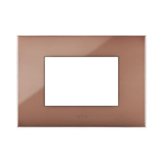 Ave YOUNG44 Plate color Havana 3 modules 44PJ03AVN