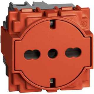 Socket Flat Socket Bticino Living Now 16A red KR4140A16F