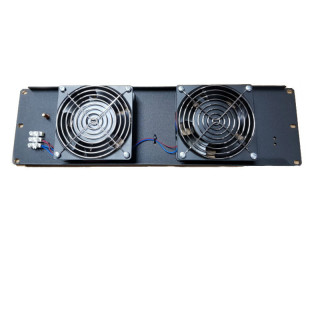 Item 3 Unit ventilation panel complete with 2 fans Black 20292N