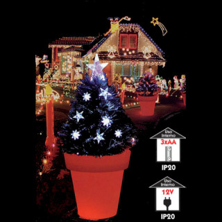 Arbre Sapin avec Pot Vimex LED RGB 90cm 4504126
