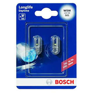 Bosch W5W Longlife 2-piece Auto Bulbs 31714