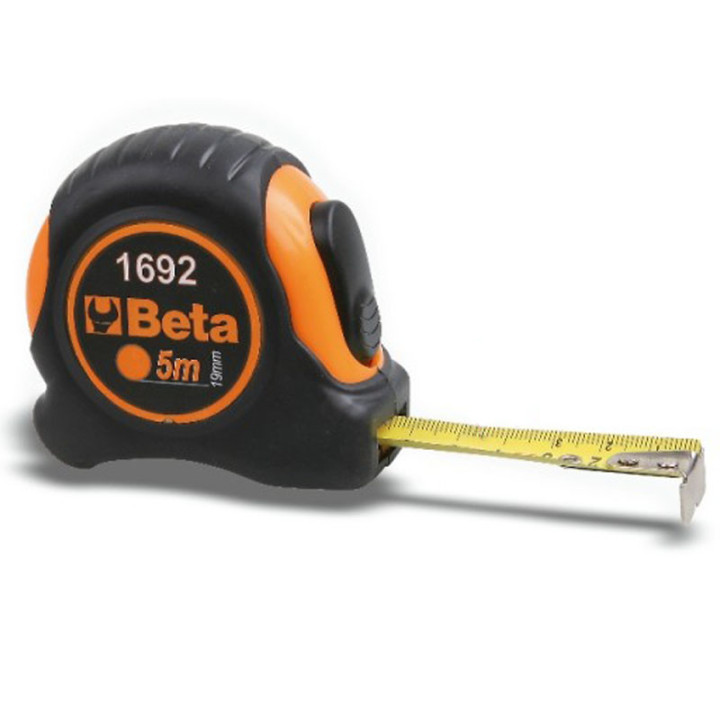 Maßband-Beta 5 Meter in beiden richtungen, in schlagfestem ABS 016920055
