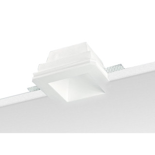 Spot encastré Carré Nobile en Plâtre Blanc 9096