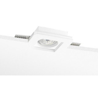 Spot encastré Nobile Carré Plâtre IP20 Blanc