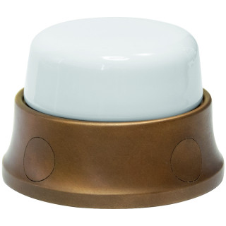 Porcelain and brass junction box Gambarelli 31.510.00