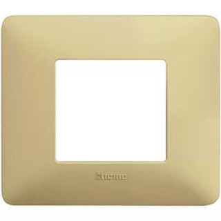 Plaque Bticino Matix 2 modules ivoire AM4802BAV