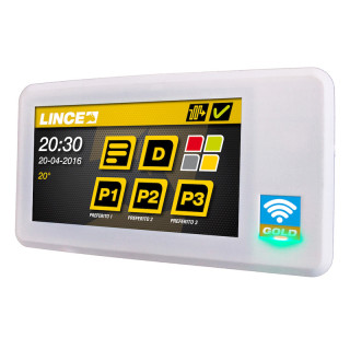 Teclado con cable Lince TOUCH GOLD blanco 9541