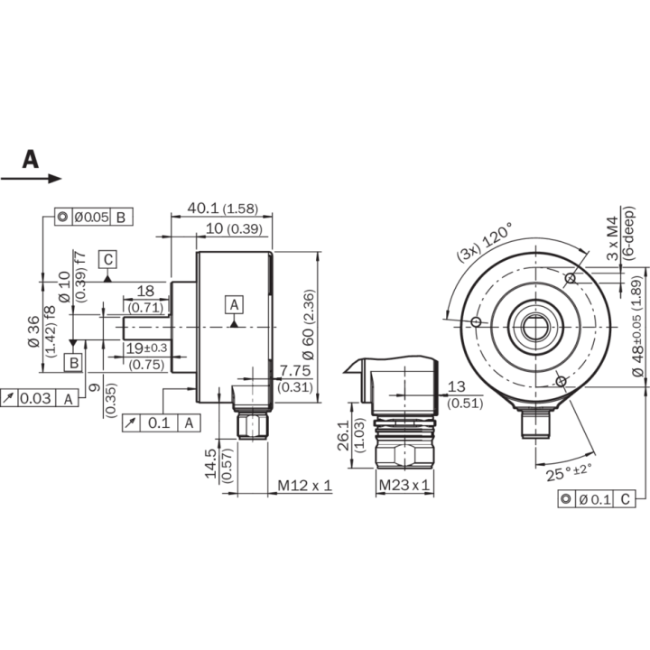 Encodeur incrémental Sick DFS60B-S4PA10000 1036720
