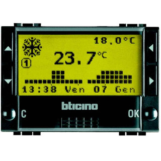 Bticino Livinglight Programmable Thermostat L4451