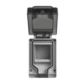 Boîtier Vimar étanche IP66 avec fiche insérée 2 Modules 14962