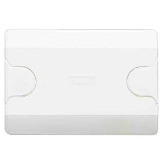 BTICINO TAPA PARA CAJA EMPOTRADA O MURAL DE 4 POSICIONES, PINTABLE 504EC