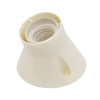 Portalámparas Master de pared con base de plástico E27 inclinada 00534-B
