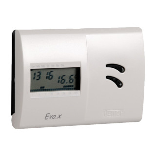 VEMER PROGRAMMABLE THERMOSTAT WALL-MOUNTED EVO.X WHITE VN118600