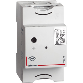 El Gateway Din conectó a Bticino con los módulos Netatmo 2,5 FC80GT