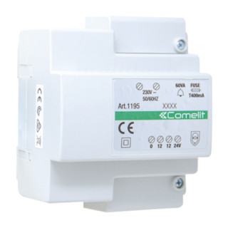 Transformateur Comelit 60VA entrée 230VAC sortie 12-24VAC