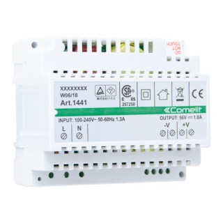 Alimentation Comelit système VIP IP 100W 110-240V AC 56V DC