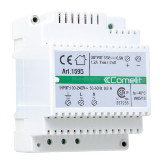 Comelit power supply 33vdc input 120-230vac for ikall door station