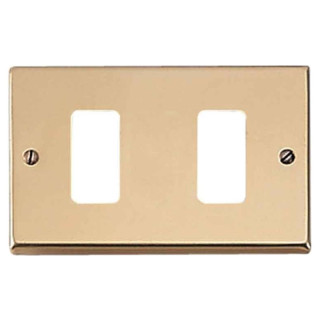 Master Plate 2 Modules Bronze For Master Frames 351-2