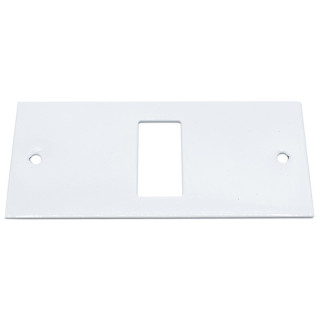 Lacquered white Master insert 1 module to complete with frame 60l101